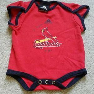 adidas One Pieces - Adidas 0/3 mo. St. Louis Cardinals onesie adidas One Pieces - Adidas 0/3 mo. St. Louis Cardinals onesie